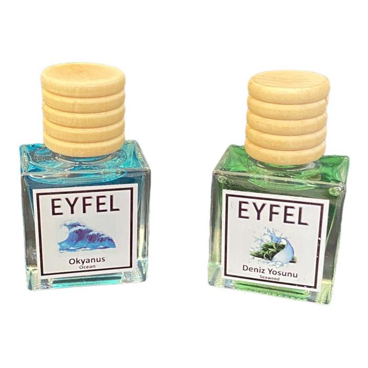 خوشبوکننده خودرو ایفل مدل اقیانوس و جلبک دریایی کد Ocean-Seaweed حجم 10میلی‌لیتر بسته 2 عددی